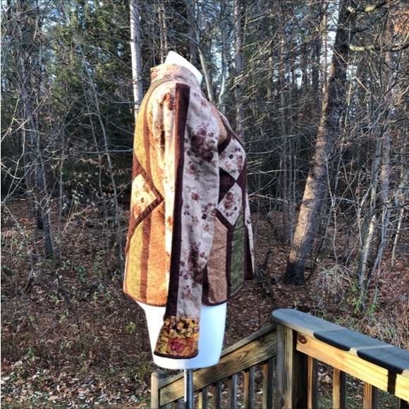 Handmade quilted reversible jacket size - Picture 3 of 9